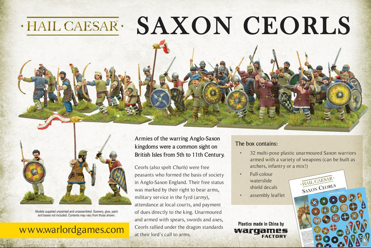 Hail Caesar: Dark Ages - Saxon Ceorls