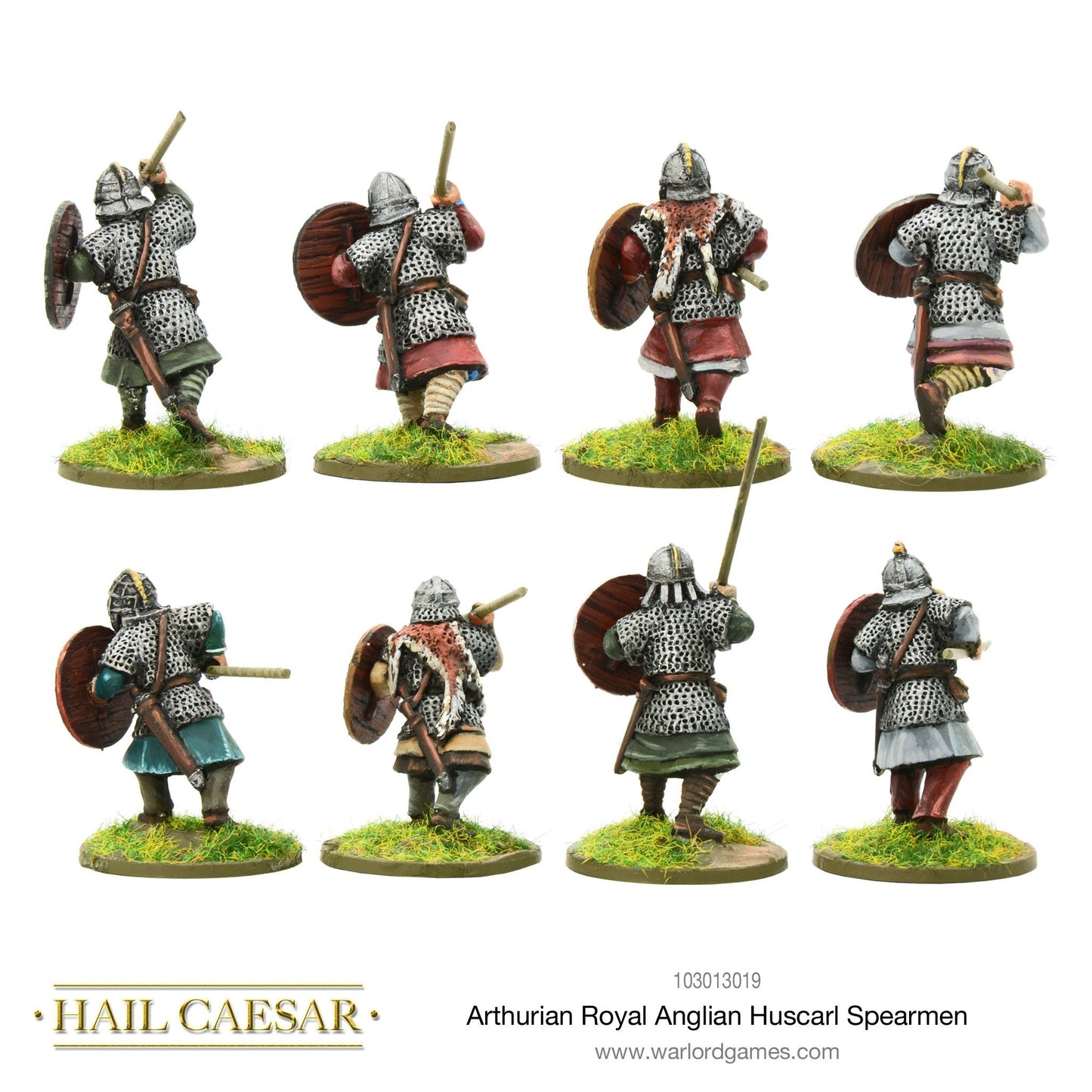 Hail Caesar: Dark Ages - Arthurian Royal Anglian Huscarl spearmen