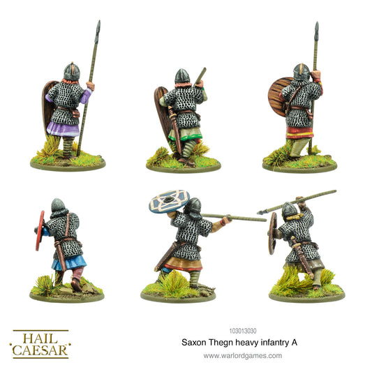 Hail Caesar: Dark Ages - Saxon Thegn heavy infantry A