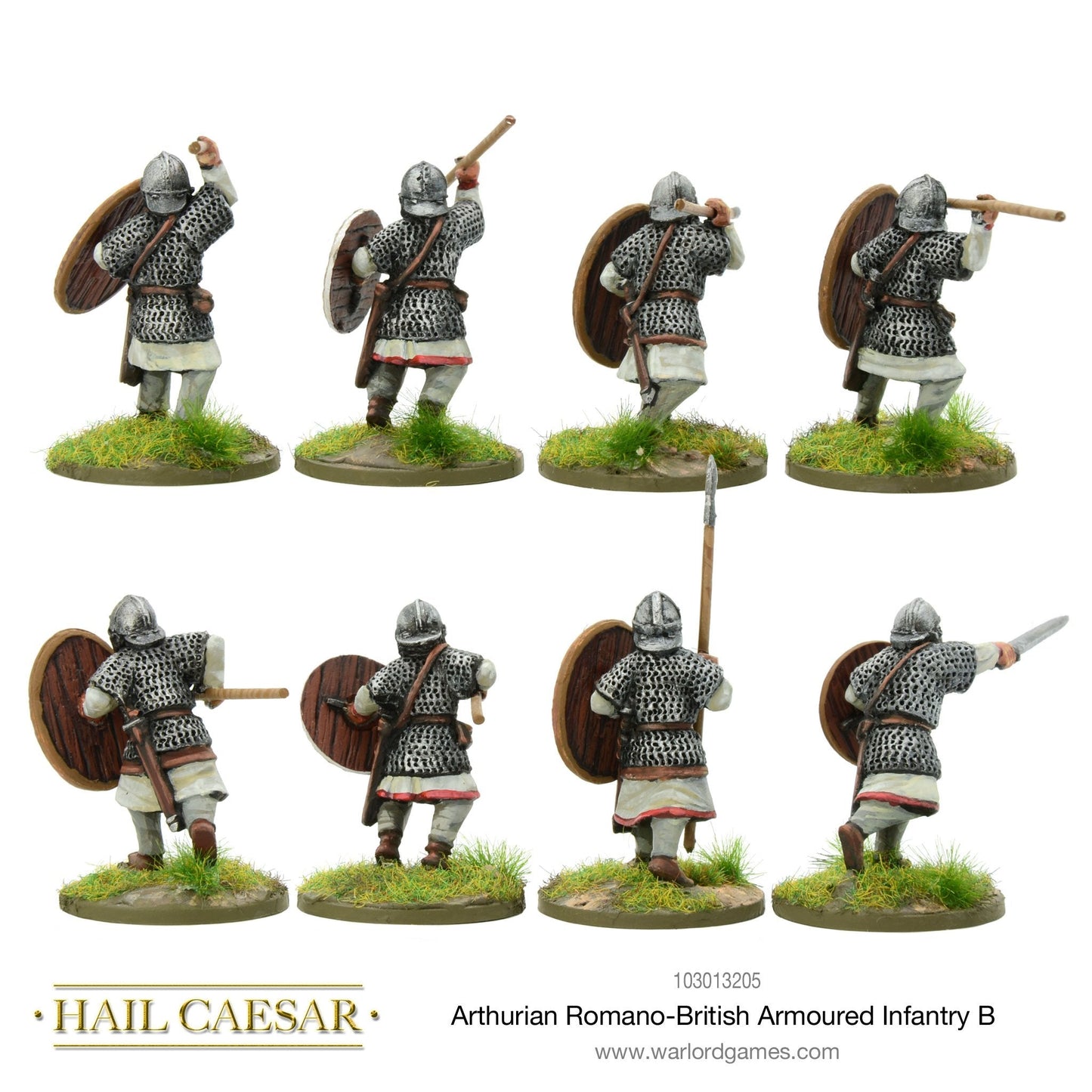 Hail Caesar: Dark Ages - Arthurian Romano-British armoured infantry B