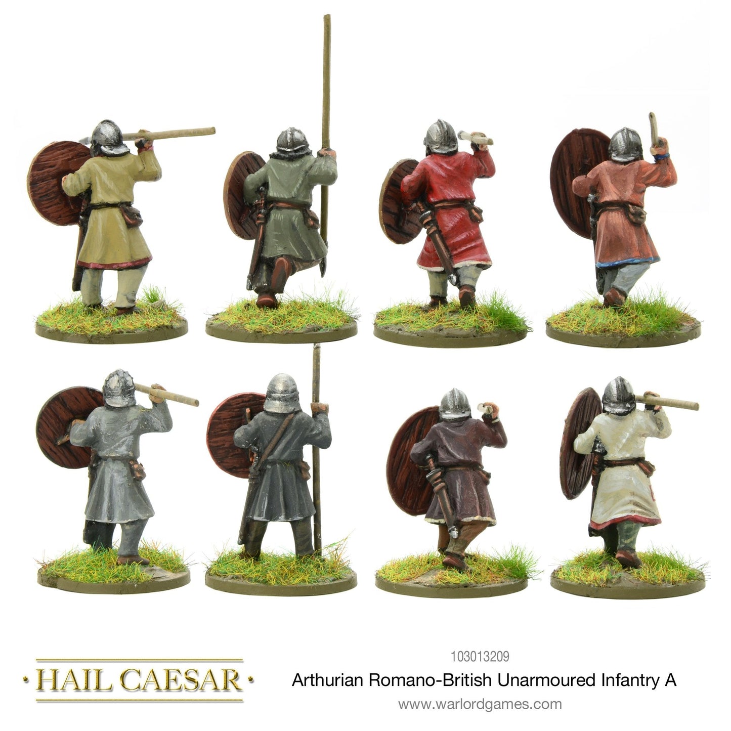 Hail Caesar: Dark Ages - Arthurian Romano-British unarmoured infantry A