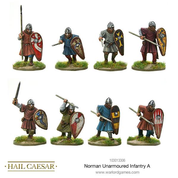 Hail Caesar: Dark Ages - Norman Unarmoured Infantry A