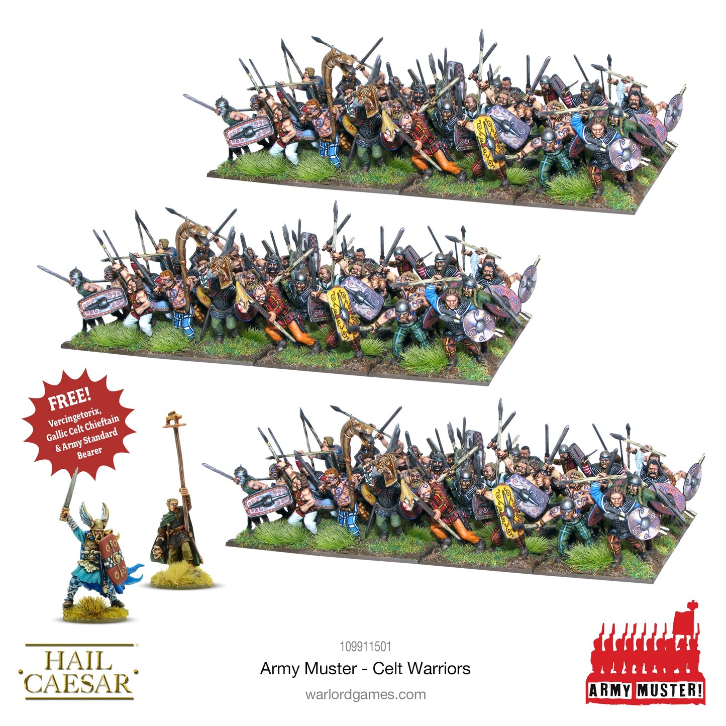 Hail Caesar: Army Muster: Celt Warriors