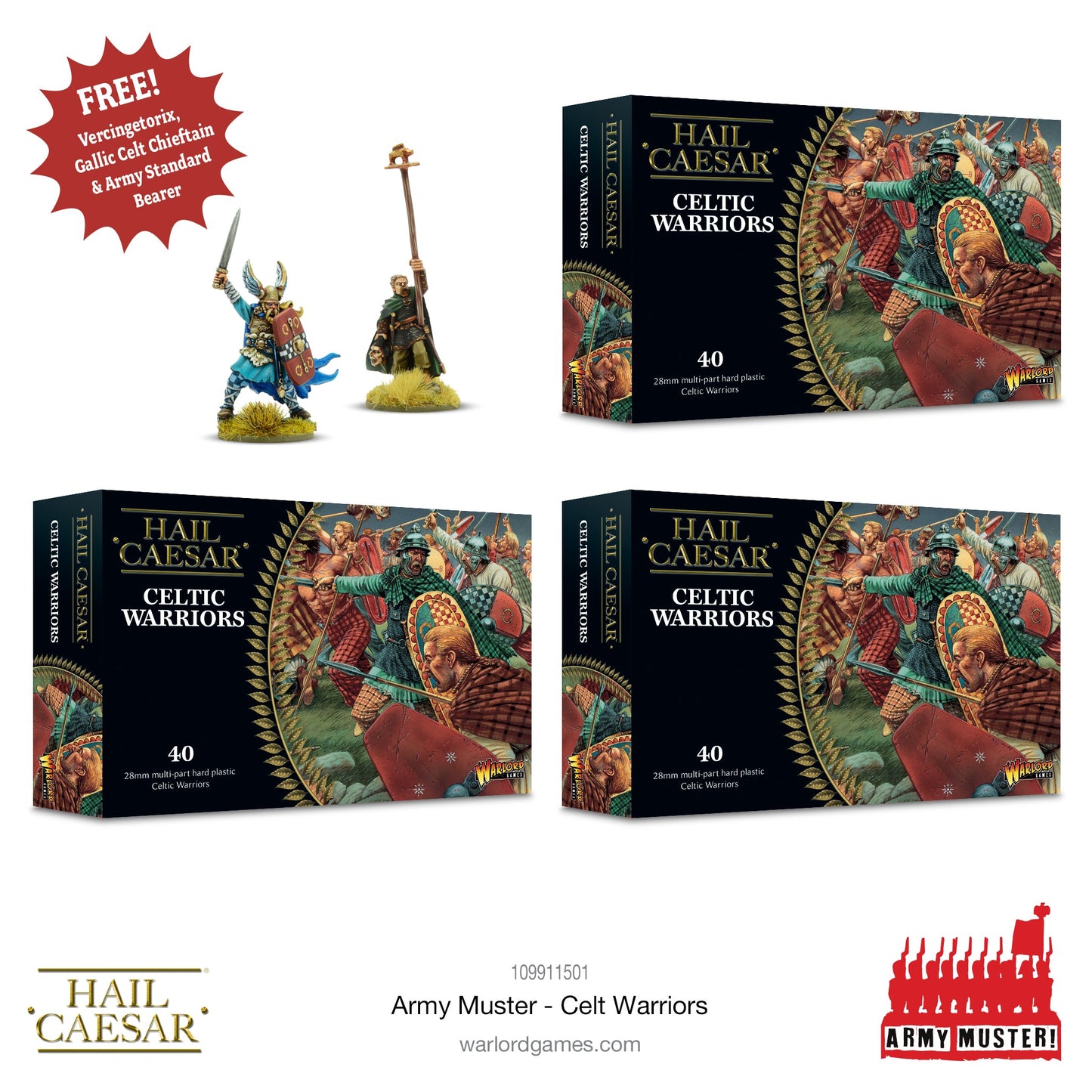 Hail Caesar: Army Muster: Celt Warriors
