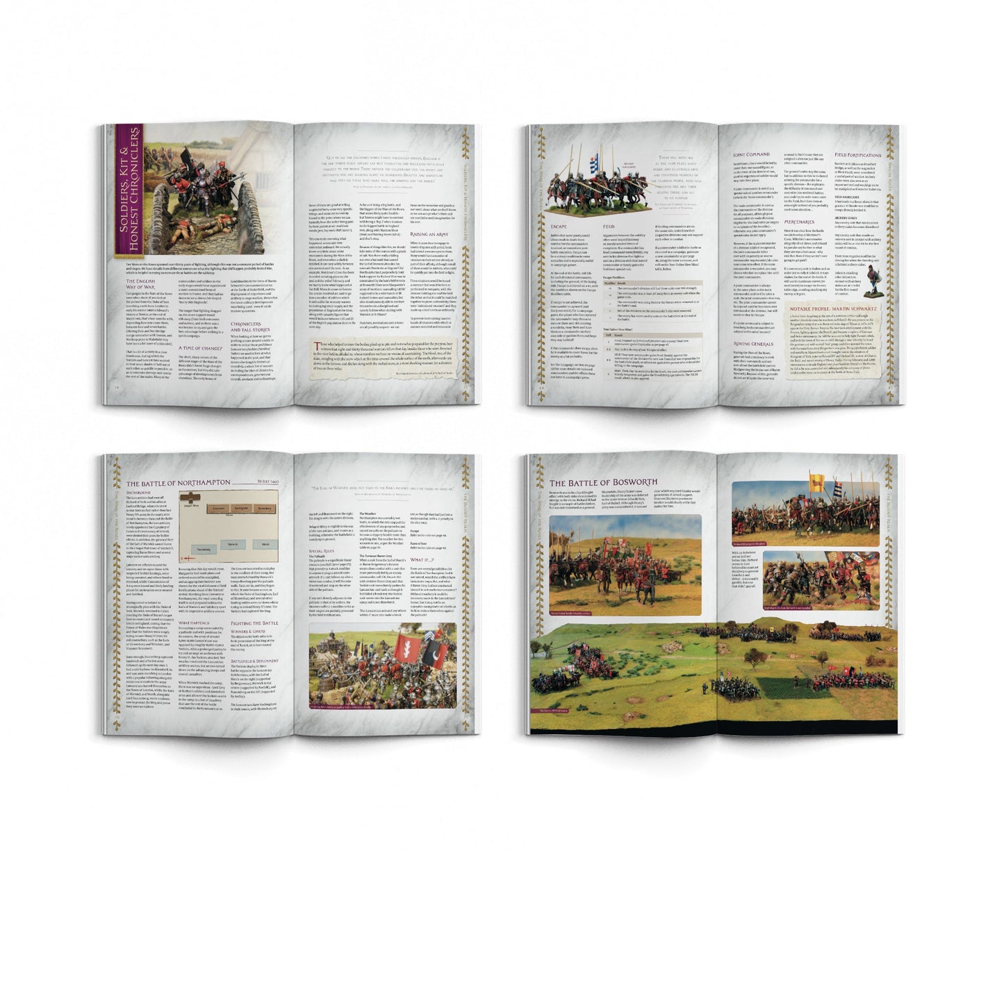 Hail Caesar: War of the Roses (1455-1485) - The Wars of the Roses - Hail Caesar Supplement with Richard III, King Of England Special Miniature