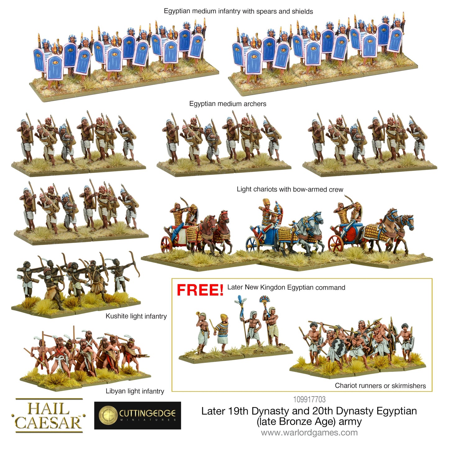 Hail Caesar: Early/Middle Bronze Age - Later 19th and 20th Dynasty New Kingdom Egyptians of the Late Bronze Age