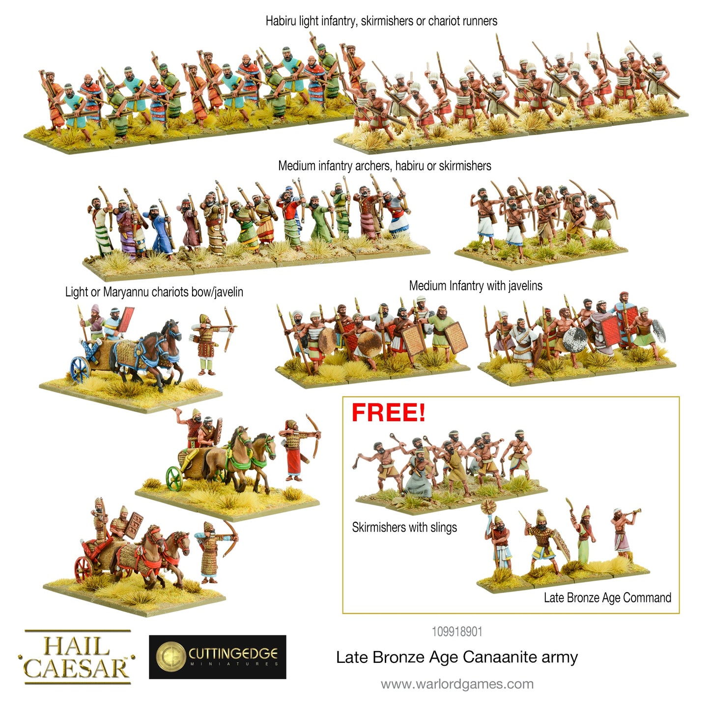 Hail Caesar: Early/Middle Bronze Age - Late Bronze Age Canaanite Army