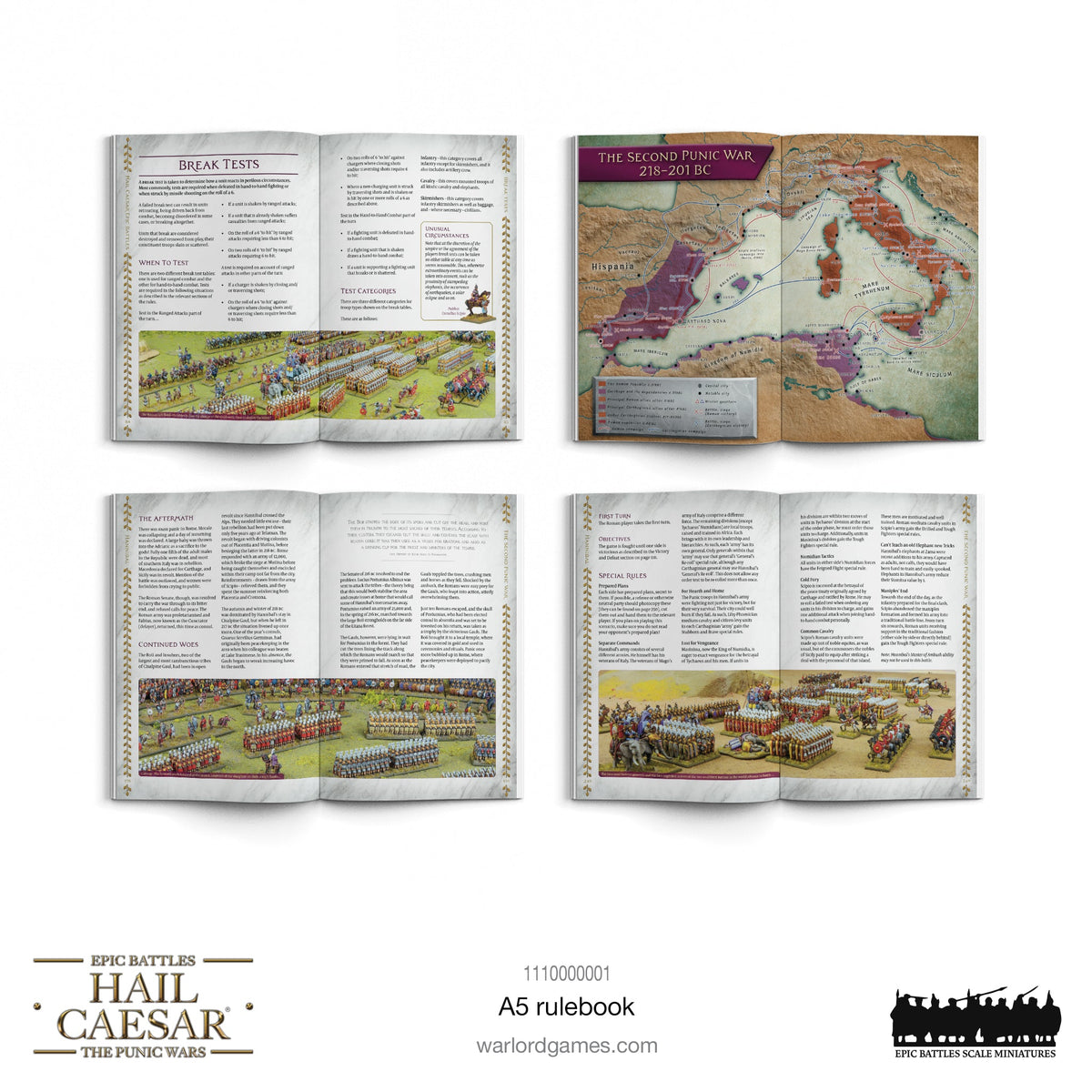 Epic Battles: Hail Caesar - Battles: The Punic Wars rulebook