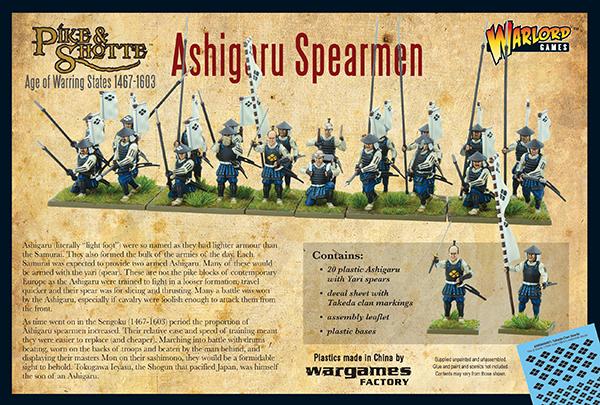Pike & Shotte: Feudal Japan 1467-1603 - Ashigaru Spearmen