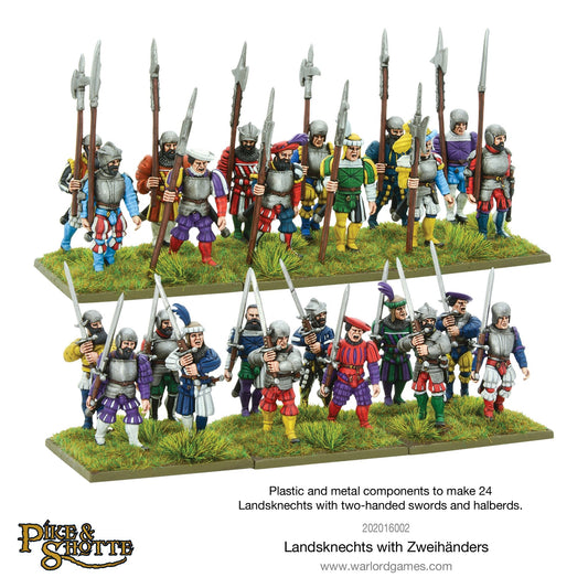 Pike & Shotte: Italian Wars 1494-1559 - Landsknechts with Zweihanders