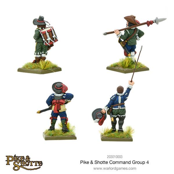Pike & Shotte: The English Civil Wars & Thirty Years War - Command Group 4