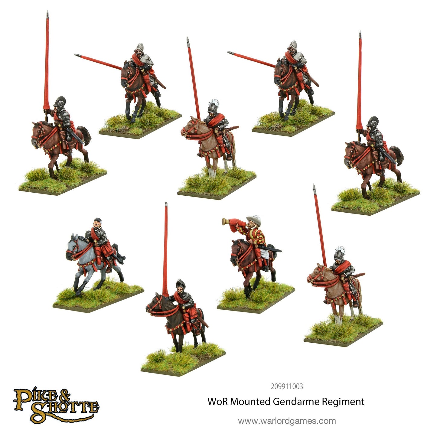 Pike & Shotte: Wars of Religion 1524-1648 - Wars of Religion Mounted Gendarme Regiment