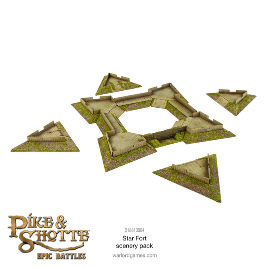 Epic Battles: Pike & Shotte - Battles - Star Fort Scenery Pack