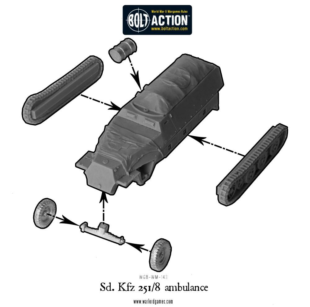 Bolt Action: German - Sd.Kfz 251/8 Ambulance