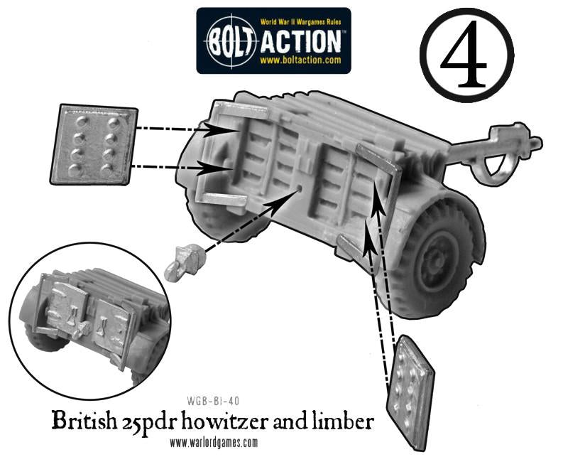 Bolt Action: British 25 pdr Howitzer & Limber