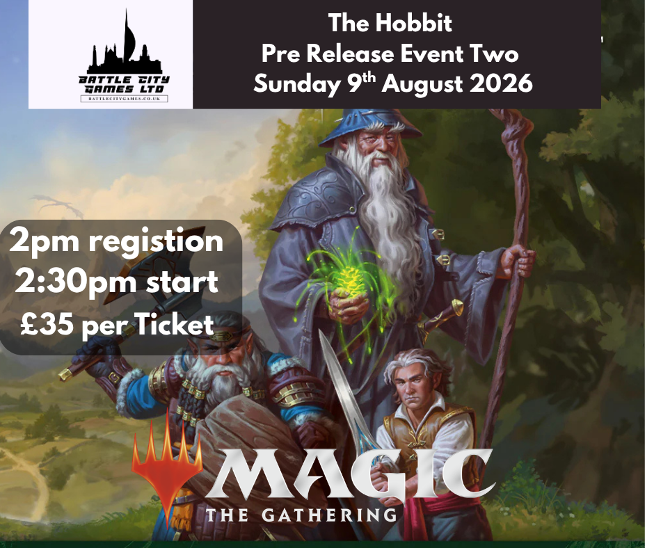 Event: MTG The Hobbit Pre-Release - Sunday 9th August 2026