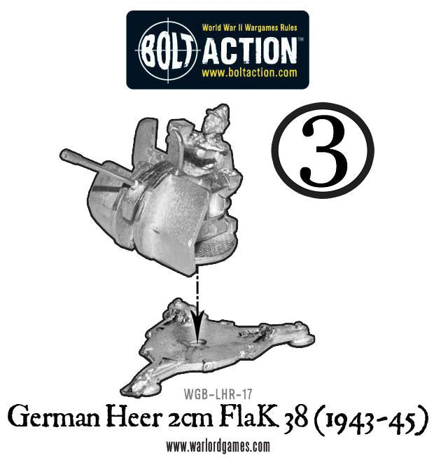 Bolt Action: German - German Heer 2cm FlaK 38 (1943-45)