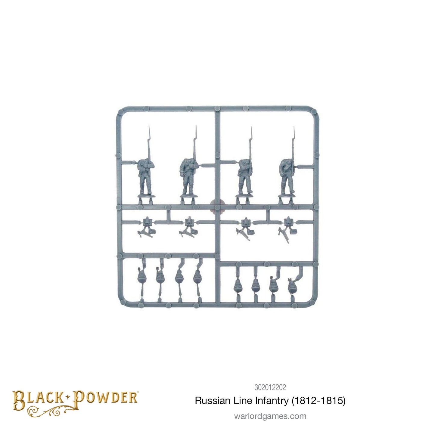 Black Powder: Napoleonic Wars: Russian Line Infantry (1812-1815) plastic boxed set