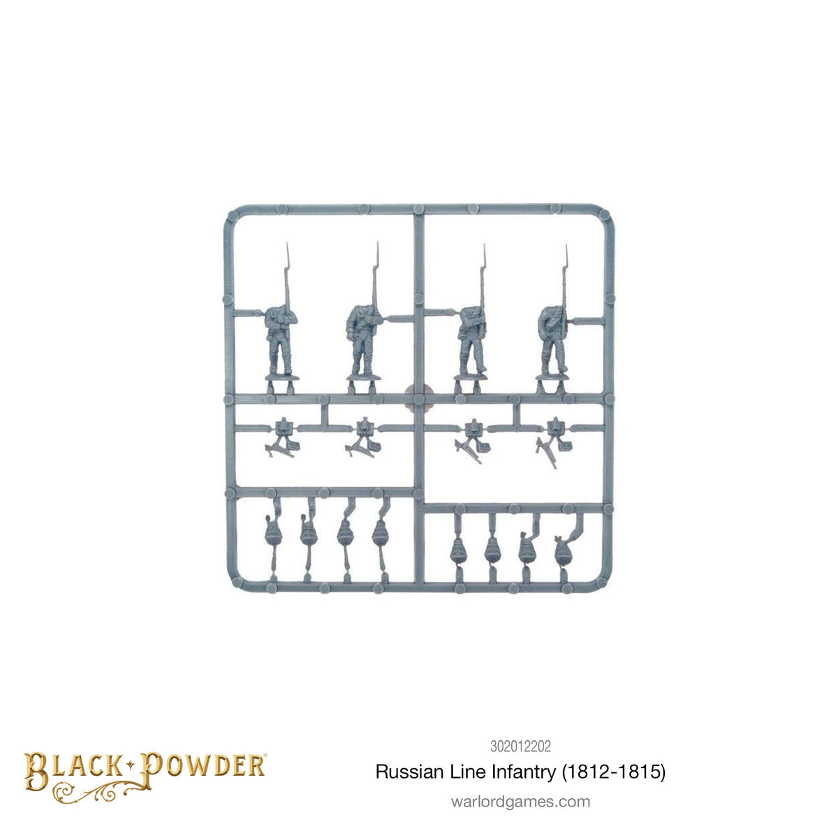 Black Powder: Napoleonic Wars: Russian Line Infantry (1812-1815) plastic boxed set