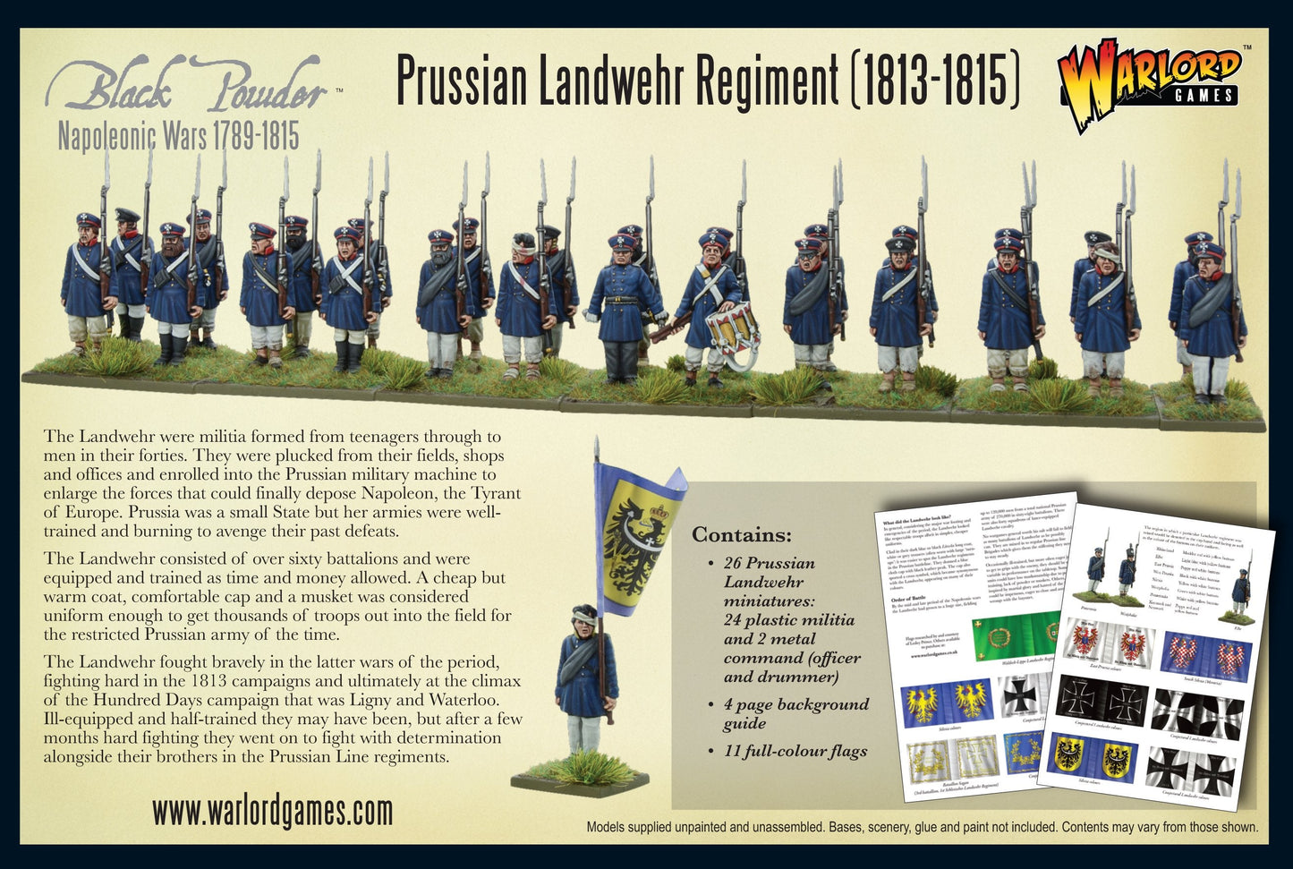 Black Powder: Prussians - Prussian Landwehr regiment 1813-1815