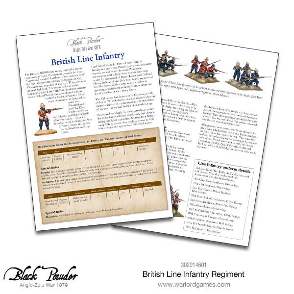 Black Powder: Anglo-Zulu War: British Line Infantry Regiment