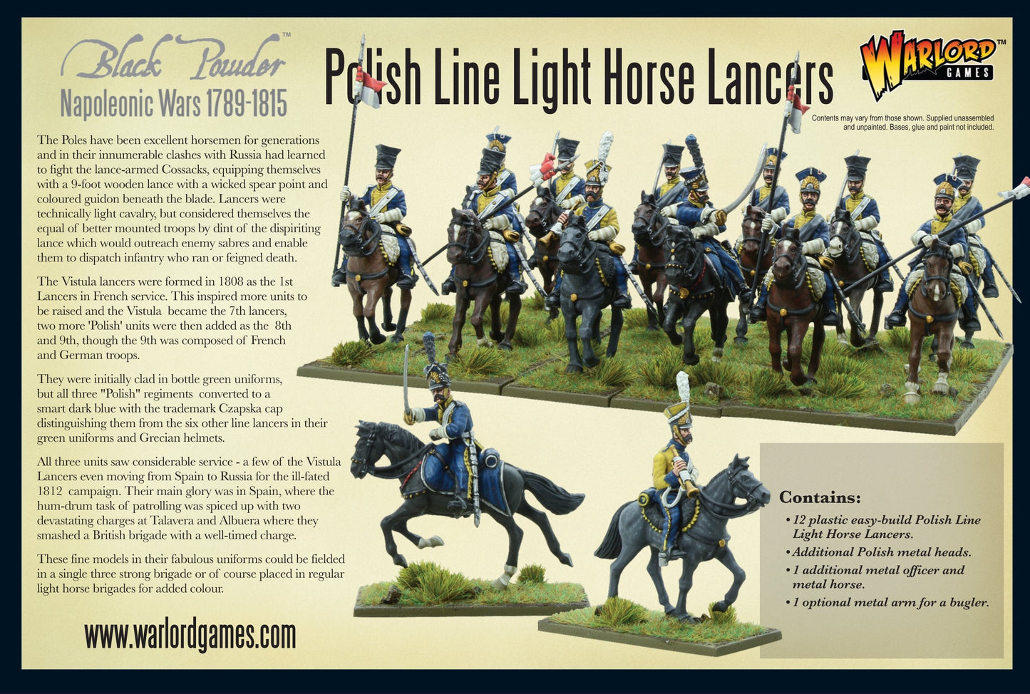 Black Powder: French - Napoleonic Polish Line Light Horse Lancers