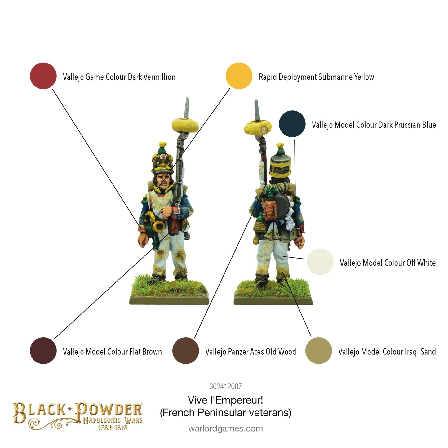 Black Powder: French - Vive l'Empereur! (French Peninsular veterans)