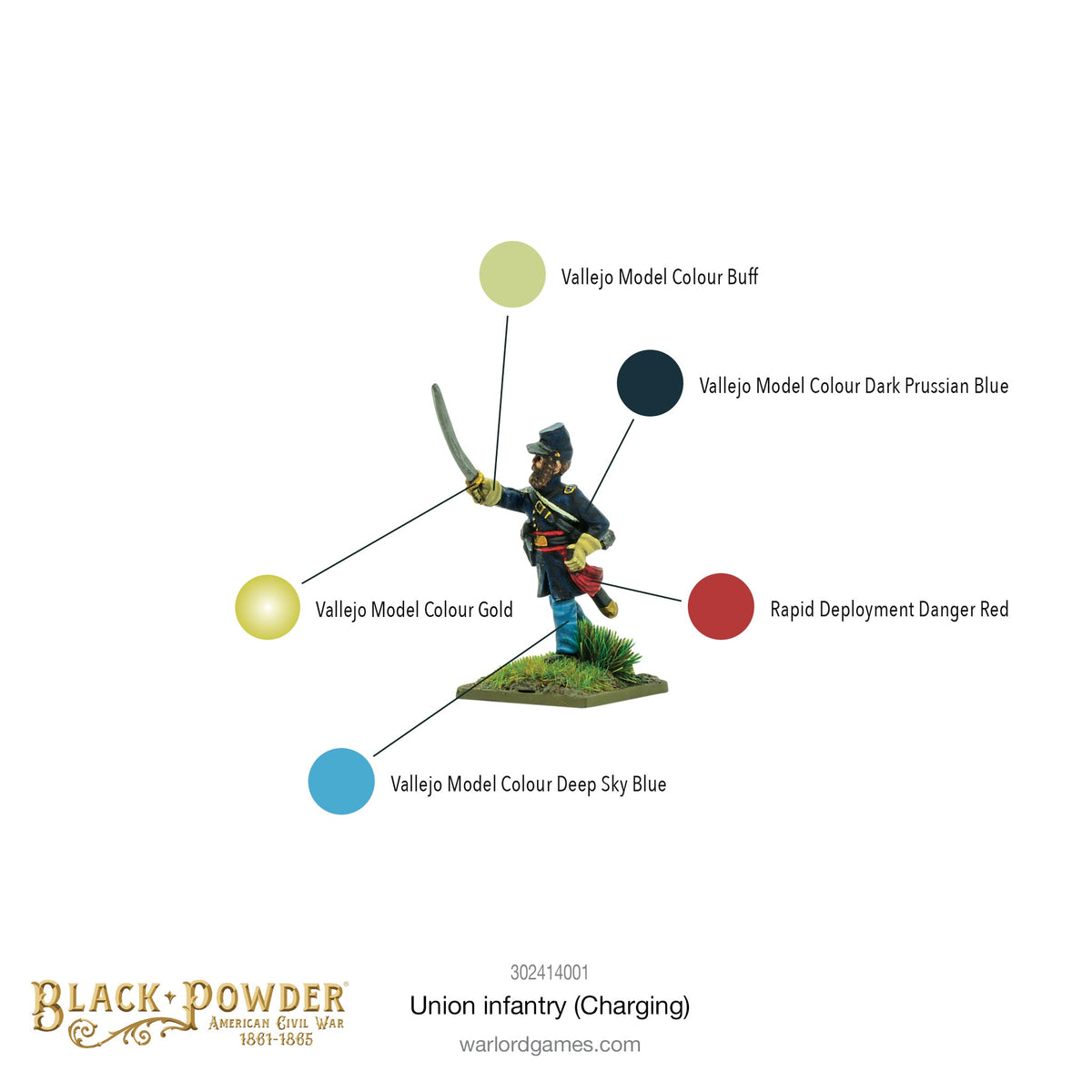 Black Powder: American Civil War: Infantry Regiment Charging