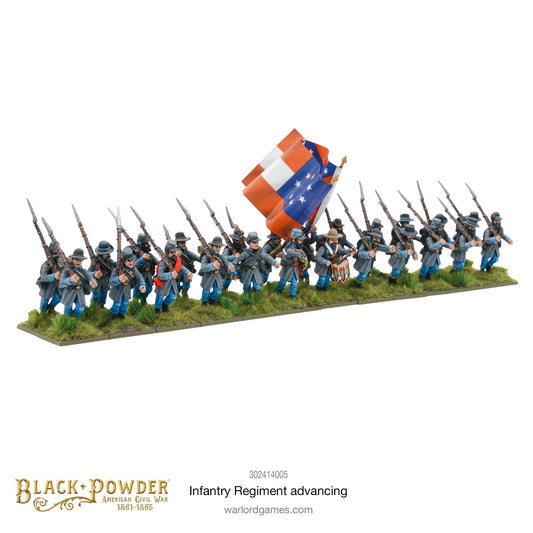 Black Powder: American Civil War: Infantry Regiment Advancing