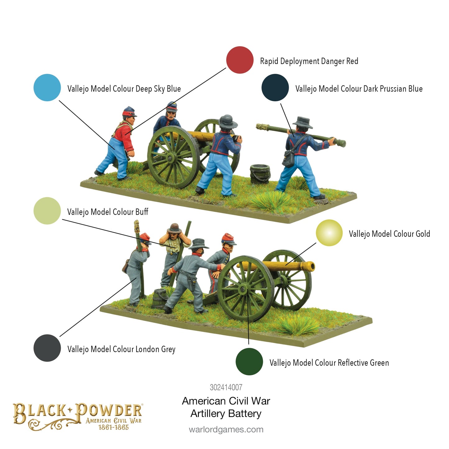 Black Powder: American Civil War: Artillery battery