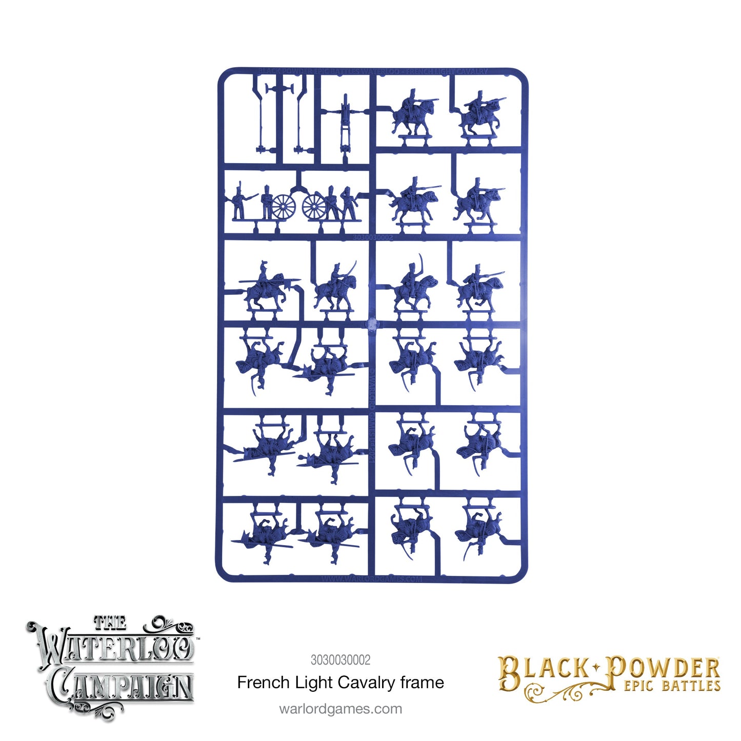 Black Powder: French - Battles Waterloo - French Light Cavalry Sprue