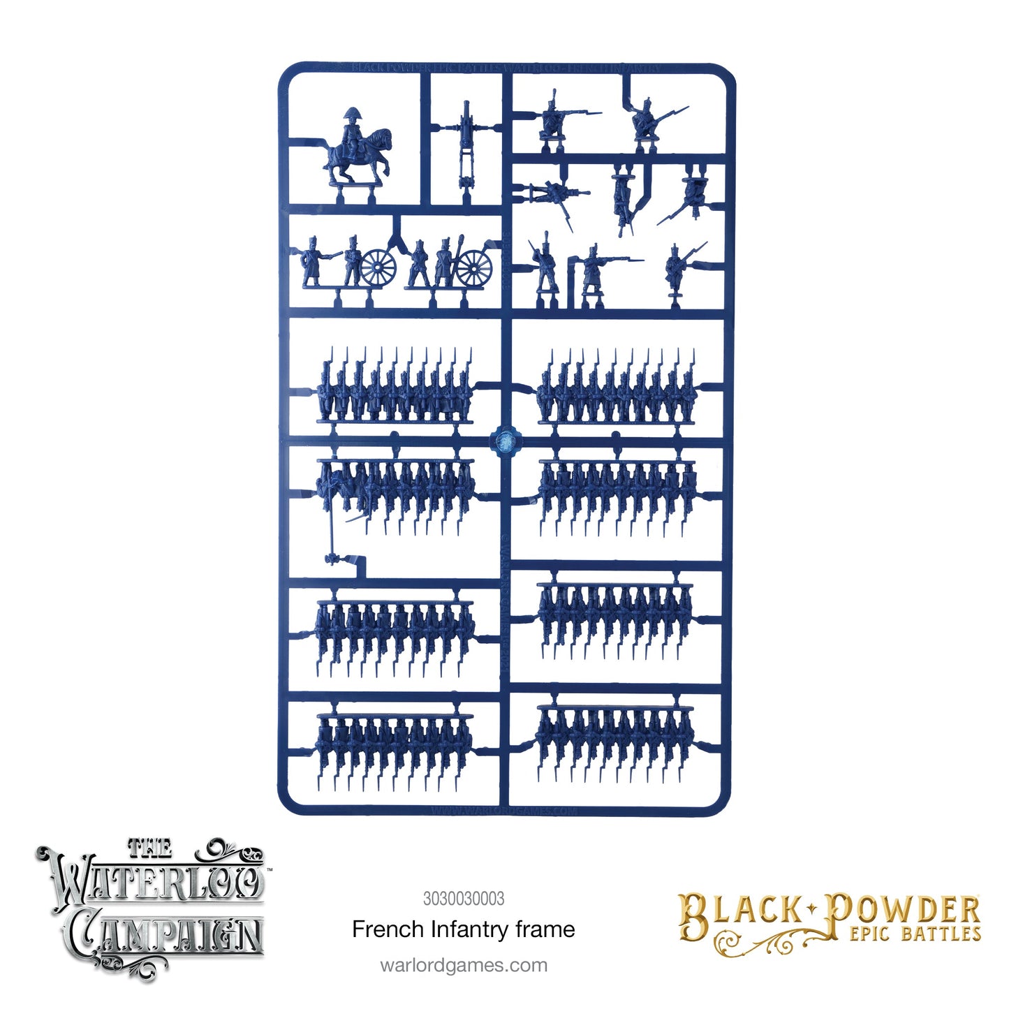 Black Powder: French - Battles Waterloo - French Infantry Sprue