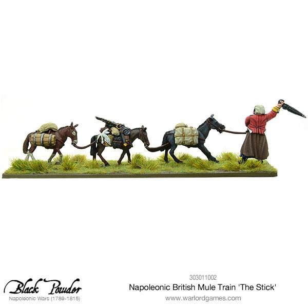 Black Powder: British - Napoleonic British Mule Train 'The Stick'