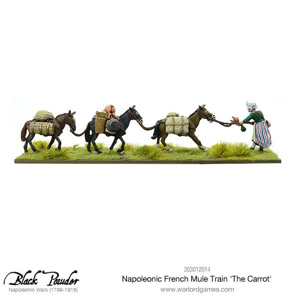 Black Powder: French - Napoleonic French Mule Train 'The Carrot'