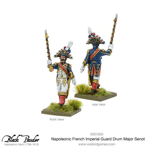 Black Powder: French - Napoleonic French Imperial Guard Drum Major Senot