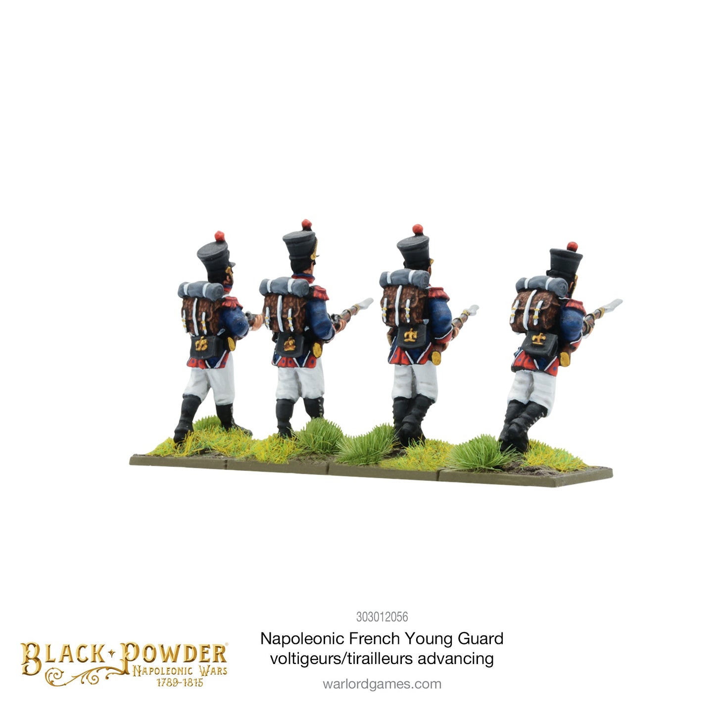 Black Powder: French - Napoleonic French Young Guard Voltigeurs/Tirailleurs advancing