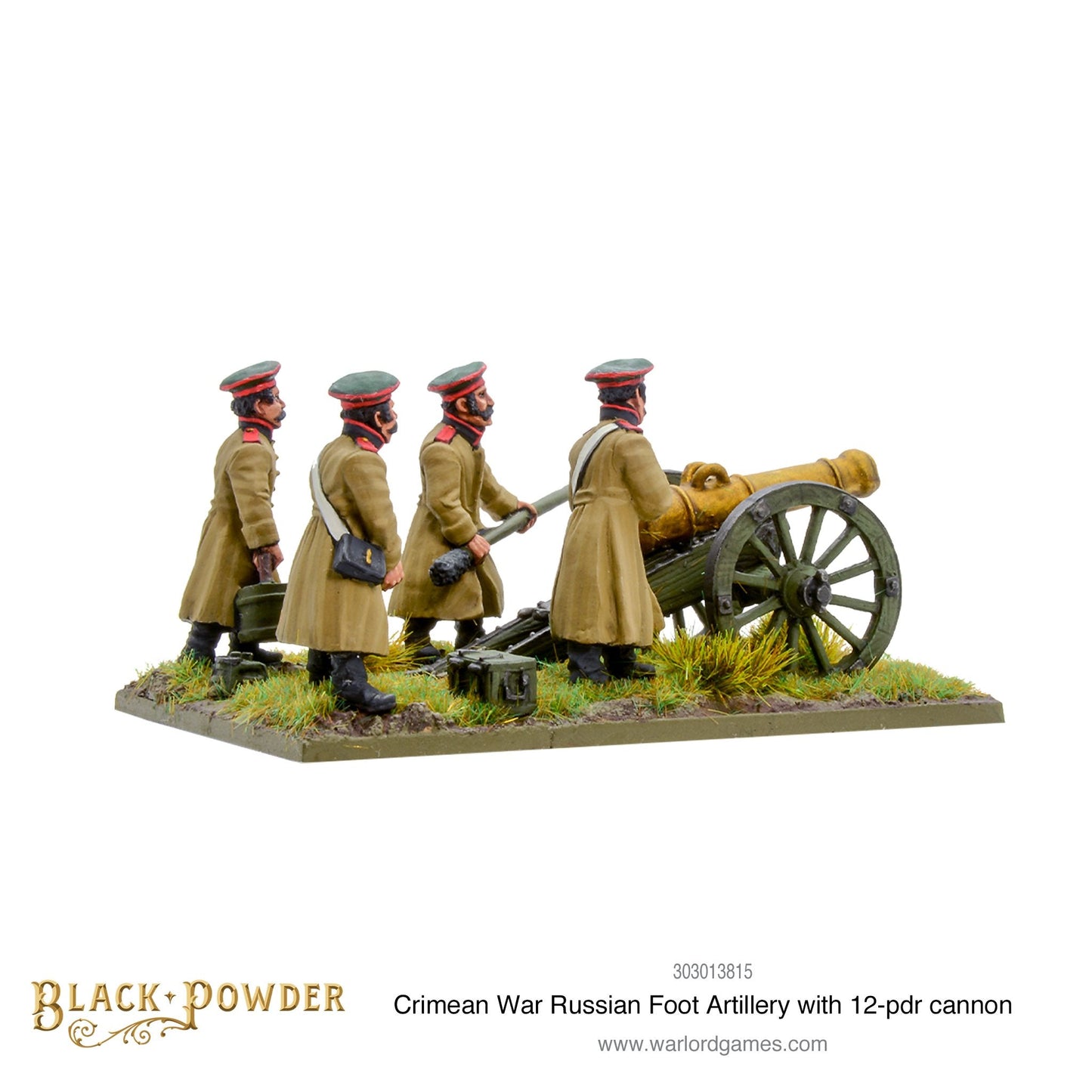 Black Powder: Crimean War Russian foot artillery with 12-pdr cannon