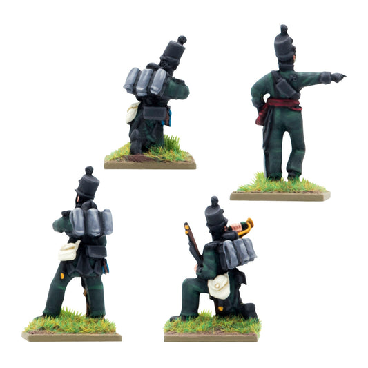 Black Powder: Crimean War British Rifle Brigade in shakos command