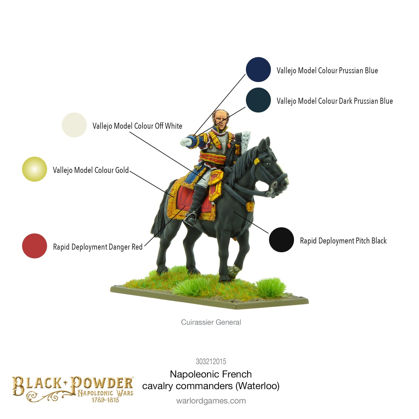 Black Powder: French - Napoleonic French cavalry commanders (Waterloo)