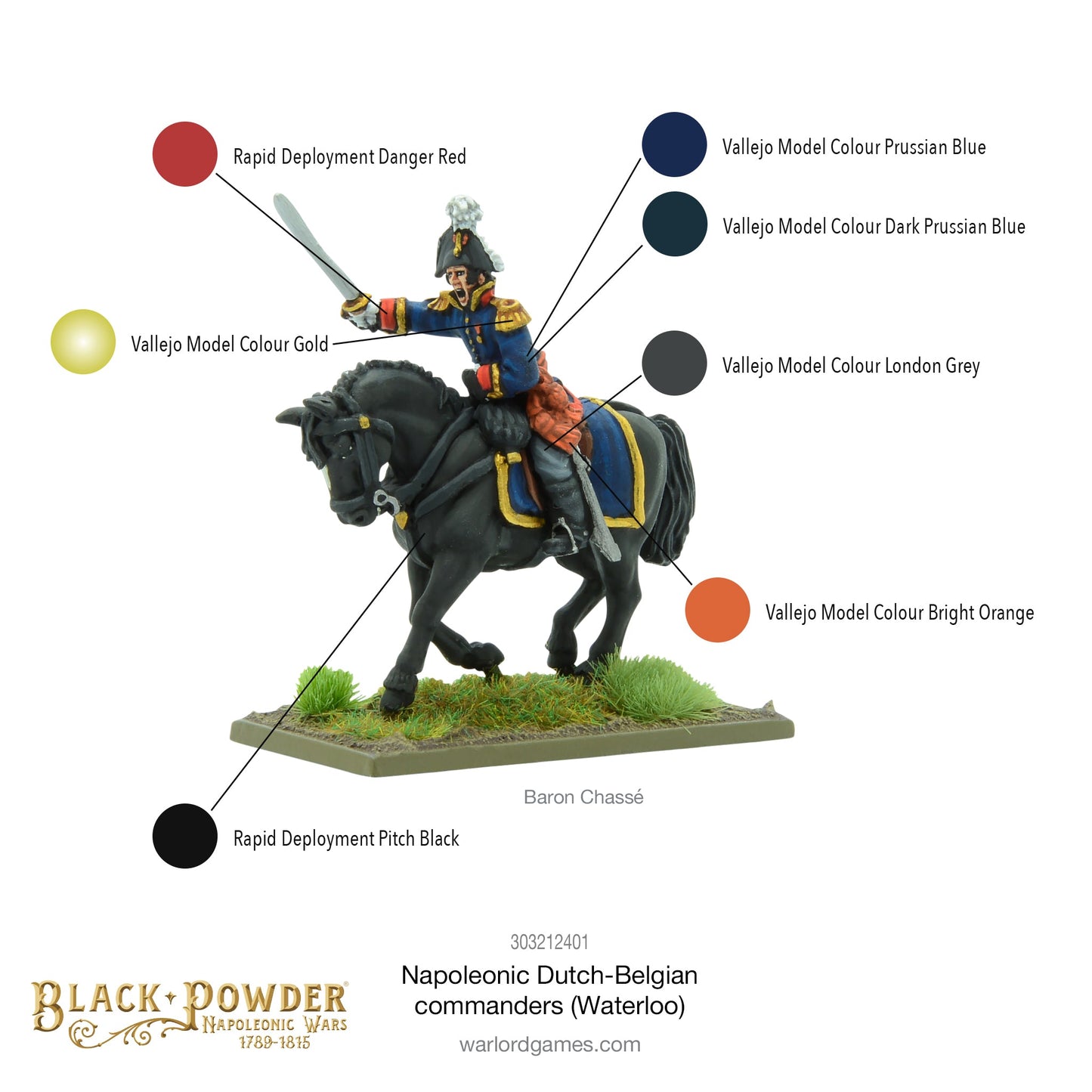 Black Powder: Napoleonic Dutch-Belgian Commanders (Waterloo)