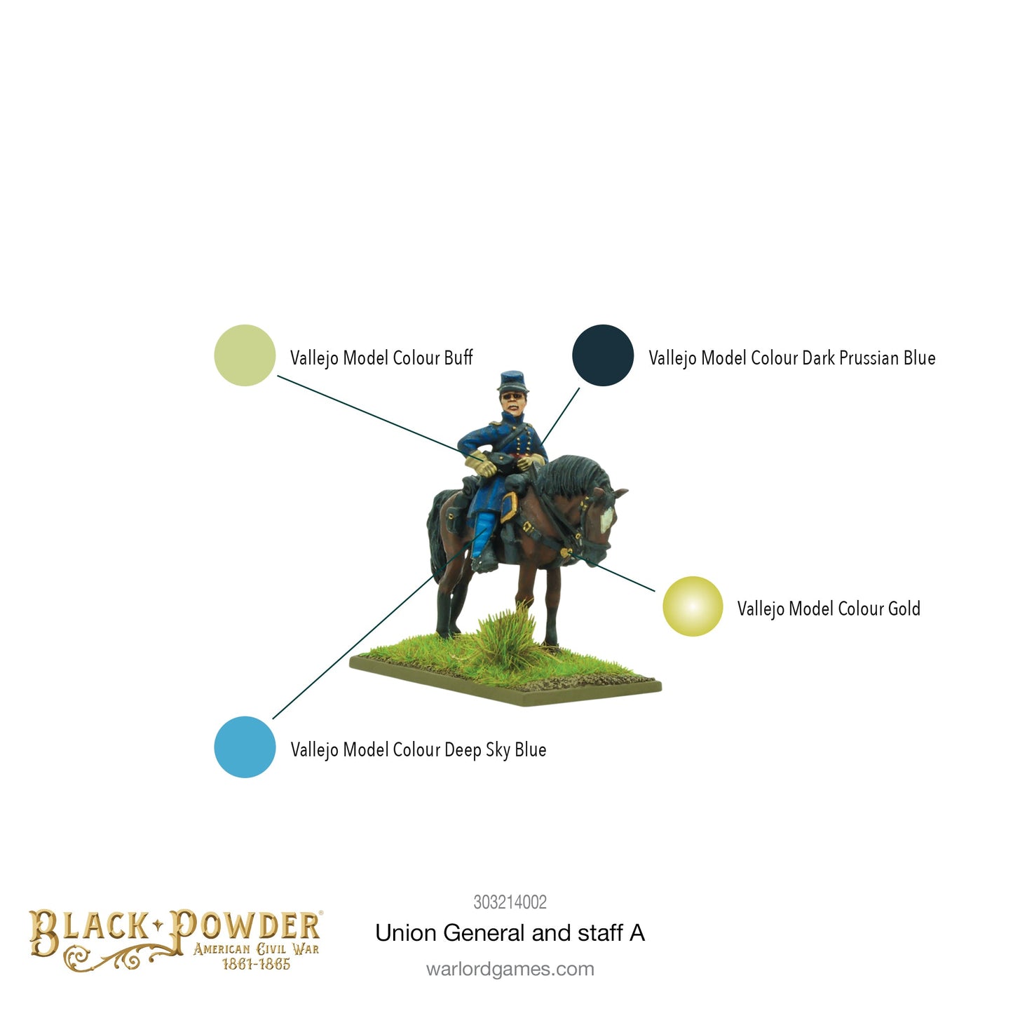 Black Powder: ACW Union General and staff A