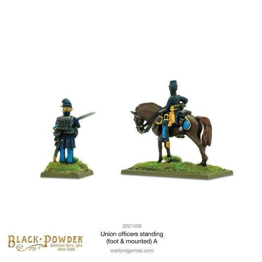 Black Powder: Union Officers standing (foot & mounted) A