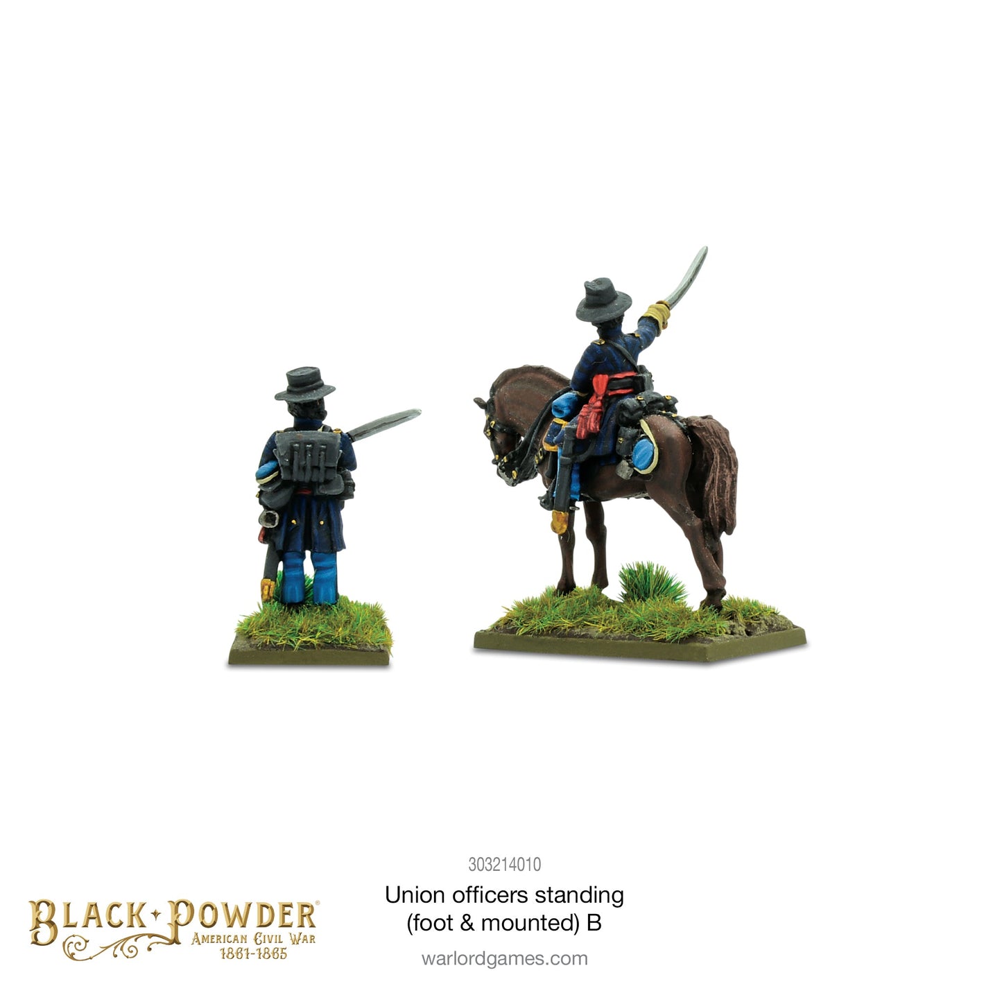 Black Powder: Union Officers standing (foot & mounted) B
