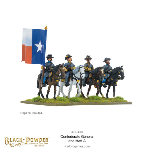 Black Powder: ACW Confederate General and staff A