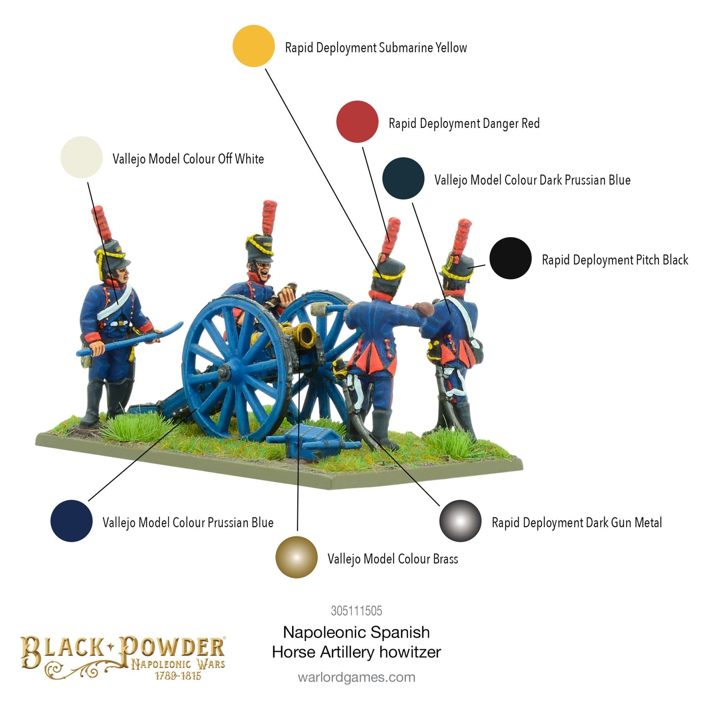 Black Powder: Napoleonic Spanish Horse Artillery with Howitzer