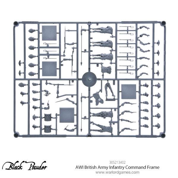 Black Powder: AWI British Army Infantry Command Sprue
