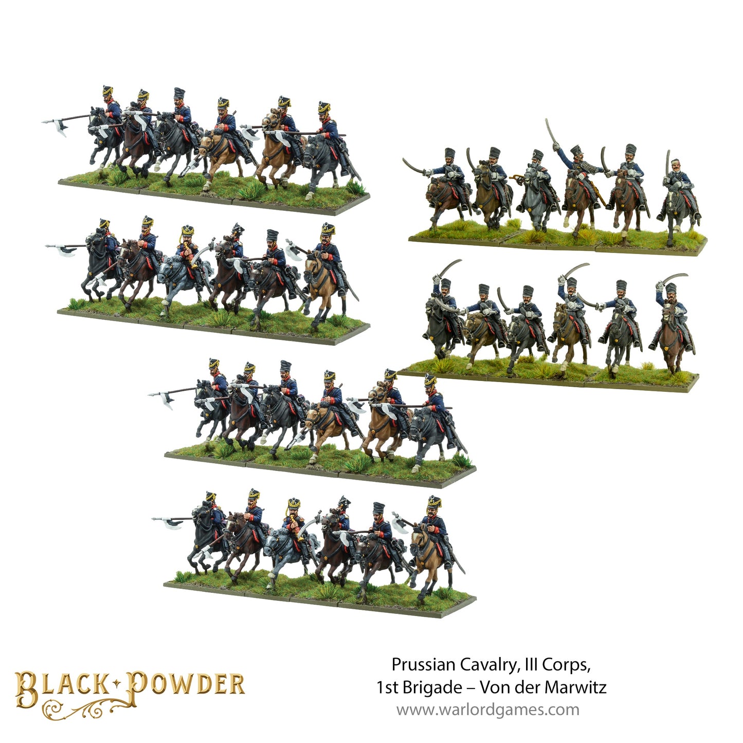 Black Powder: Prussians - Prussian Cavalry, III Corps, 1st Brigade – Von der Marwitz