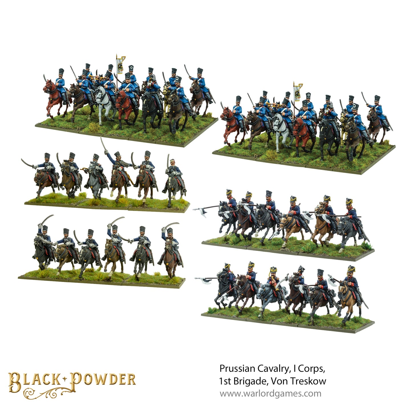 Black Powder: Prussians - Prussian Cavalry, I Corps, 1st Brigade, Von Treskow