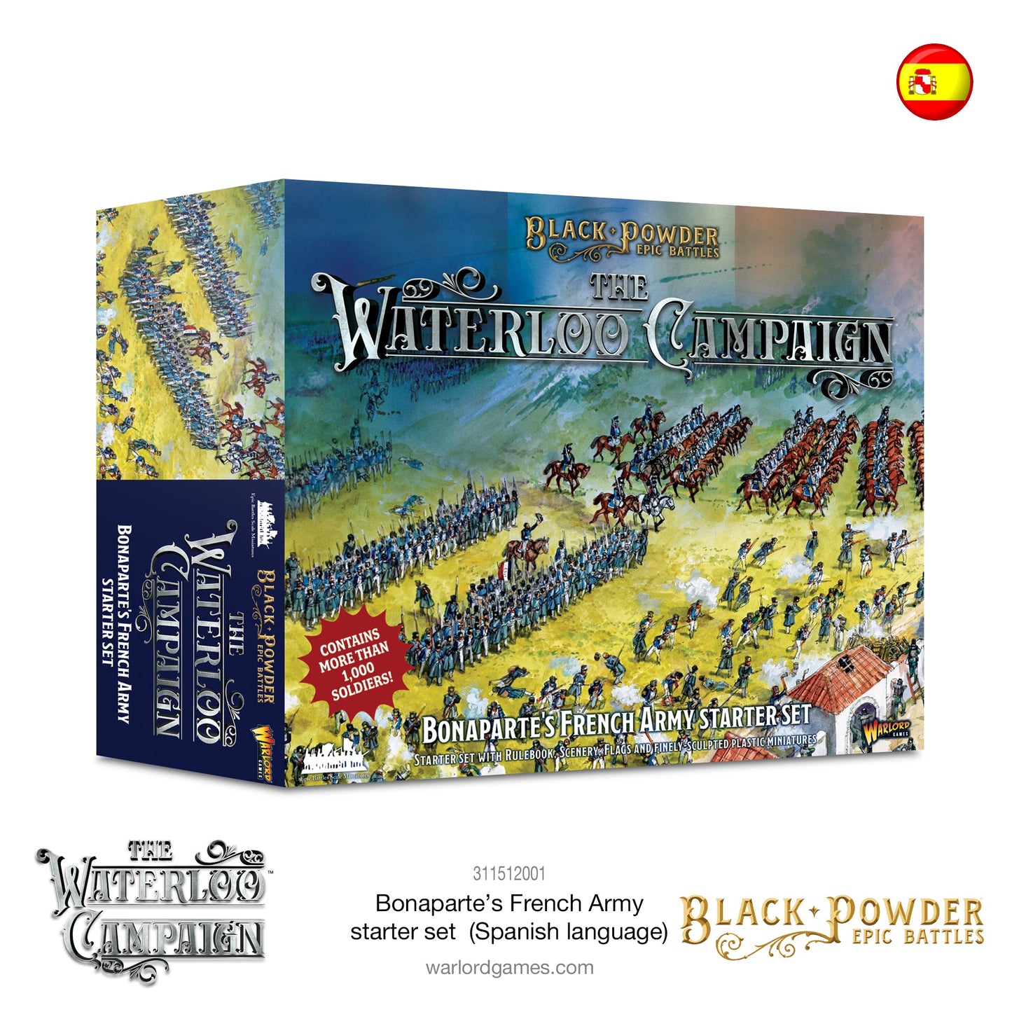Epic Battles: Waterloo - Battles Waterloo - Bonaparte's French Army Starter Set (Spanish language)