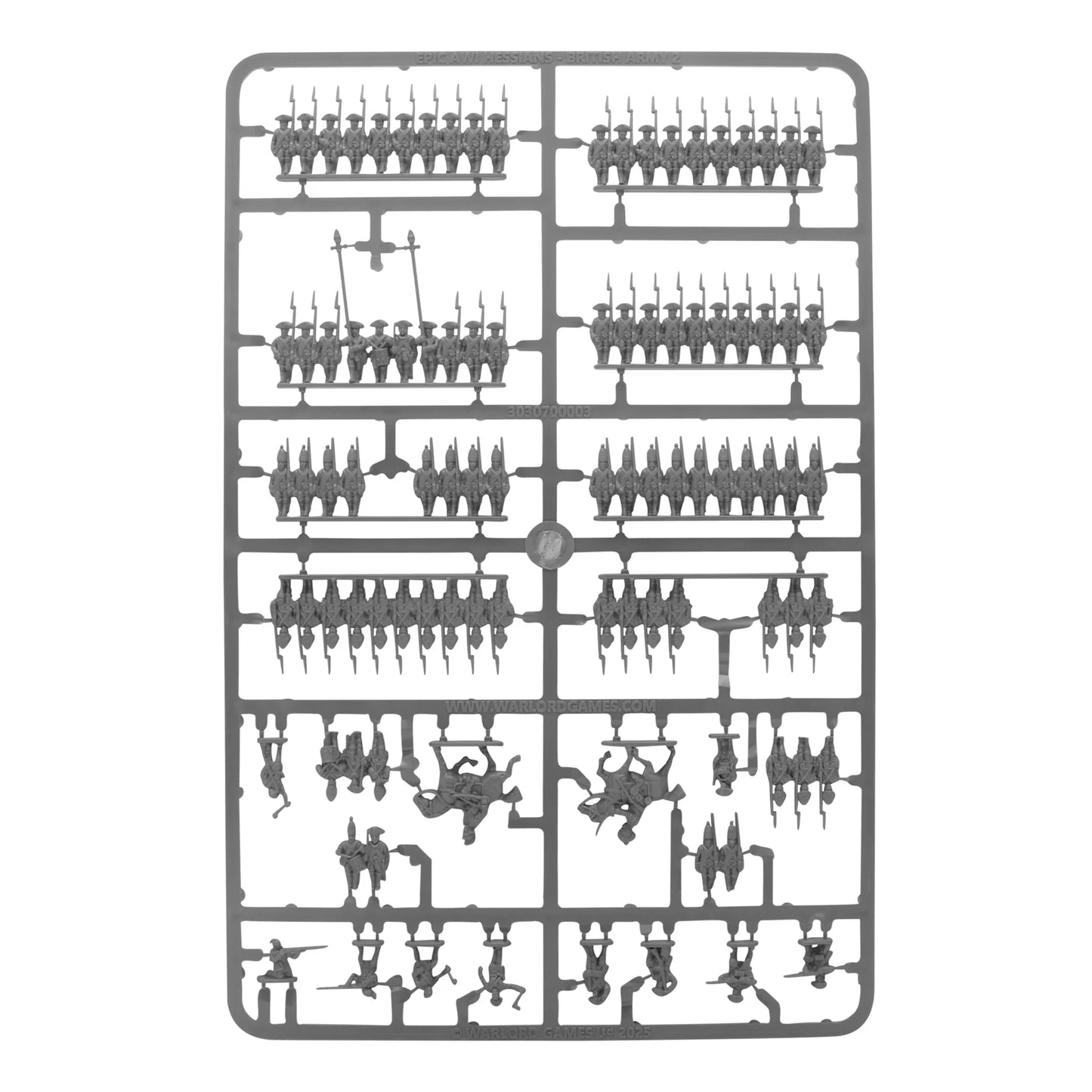 Black Powder: American War of Independence British Army sprue 2 (Hessians)